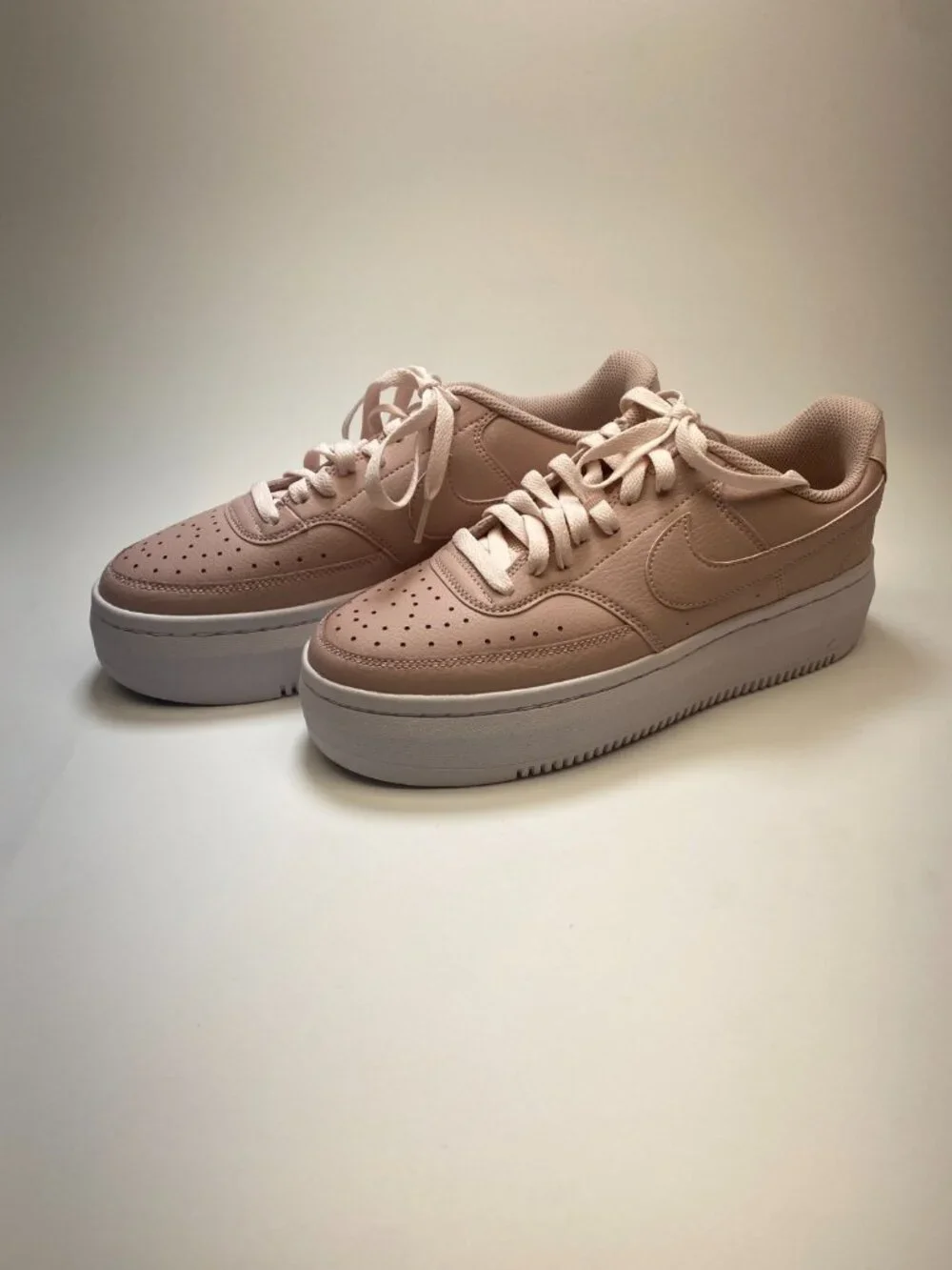 Nike Womens Court Vision Alta LTR Pink Platform Oxford DM0113 600 Sz 9.5